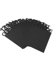 Bộ 13 món trang trí tiệc tốt nghiệp, banner ảnh tốt nghiệp năm 2026, phù hợp cho khóa tốt nghiệp năm 2026, ảnh kỷ niệm tốt nghiệp lớp 1-12, đồ dùng trang trí tiệc tốt nghiệp trung học lớp 5-8 (màu đen) - màu đen - Xem 9