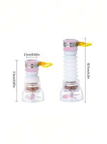1pc Splash Proof Faucet Filter, Pink Faucet Extension Head For Kitchen Kitchen Items Kitchen Accessories Kitchen Tools - Pink - View 5
