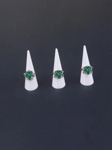 Đế trưng bày nhẫn 1 cái/20 cái/100 cái - trắng - Xem 9