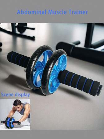 1PC 14 Inch Anti Slip Abdominal Muscle Roller For Abs Exercise Equipment For Core Exercise Equipment For Men And Women's Home Exercise Equipment Gym Accessories