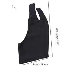 1 cái Nghệ sĩ Găng tay Lòng bàn tay Găng tay Với Hai Ngón tay Tranh Nghệ Thuật iPad Bút chì Hình ảnh  Đối với Vẽ Viên thuốc Giấy Sketching Trưng bày - màu đen - Xem 11