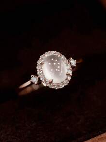 1枚時尚的鋯石戒指,為女性提供情人節禮物、結婚週年慶祝派對珠寶 - 1# - 查看 10