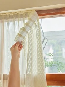 1入法式浪漫垂直威尼斯百葉窗窗簾 - 黃色 - 查看 8