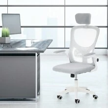 OYAJIA Home Office Chairs - White - View 2