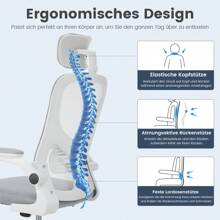 OYAJIA Home Office Chairs - White - View 6