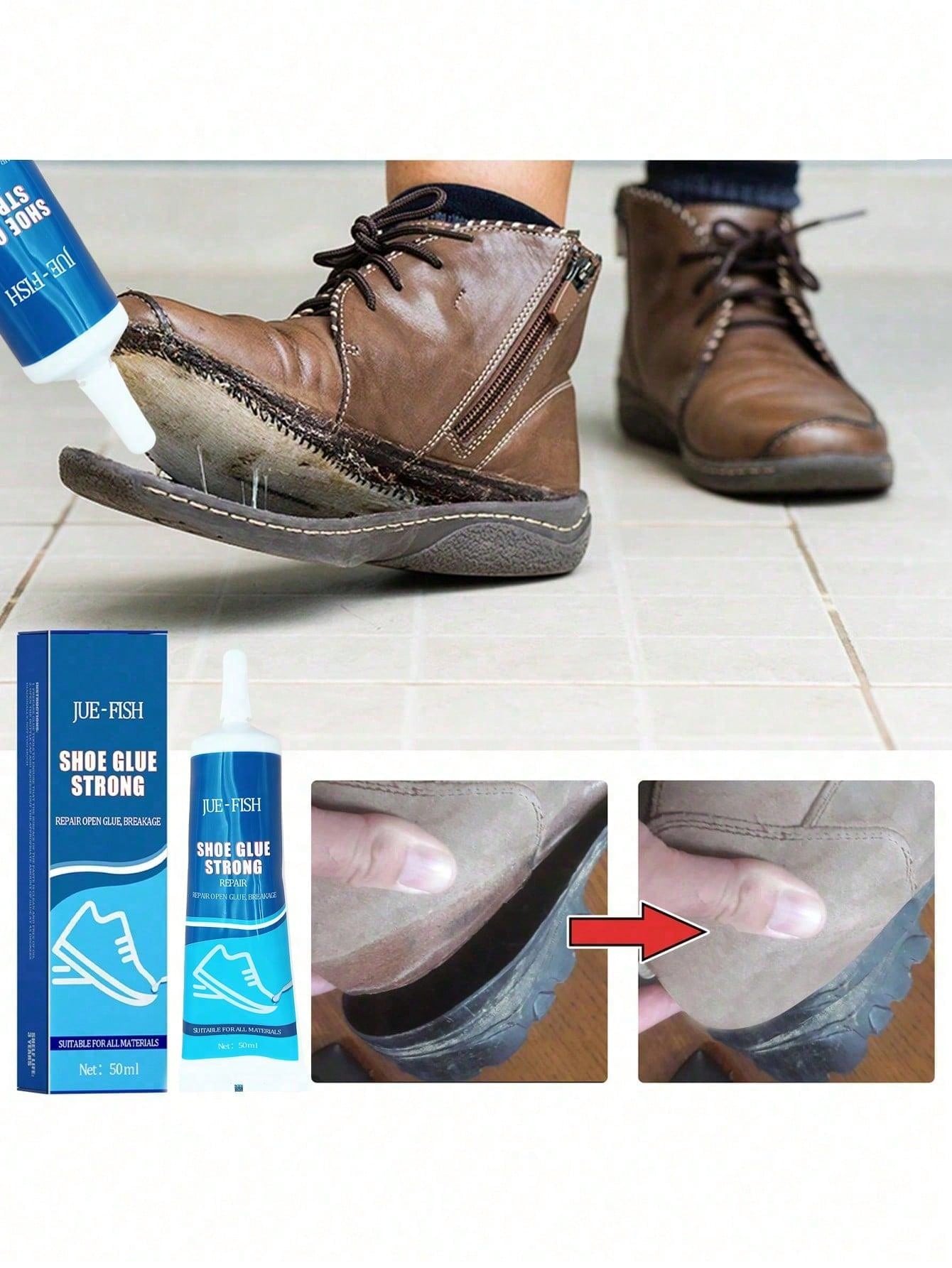 1 Pièce Colle Forte Bleue Pour Chaussures Pour Baskets, Cuir, Étanche, Caoutchouc, Métal, Bois
