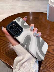 1入漸層色假皮紋軟質3d防摔手機殼,適用於iphone和三星 - 彩色 - 查看 5