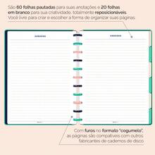 ISCOOL Prime Smart Disc Notebook Large 20 X 27.5 Cm Lux Colors 80 Pages - Nước xanh - Xem 6