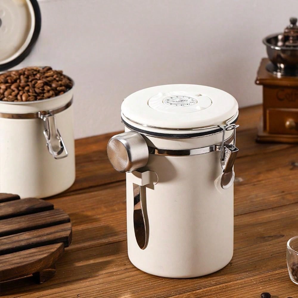 Tasse Doseuse de Grains de café en Céramique, Plateau Doseur de café Pologmase avec Vaporisateur de Bouteille RDT, Plateau Doseur de café avec Bol de Grains de café