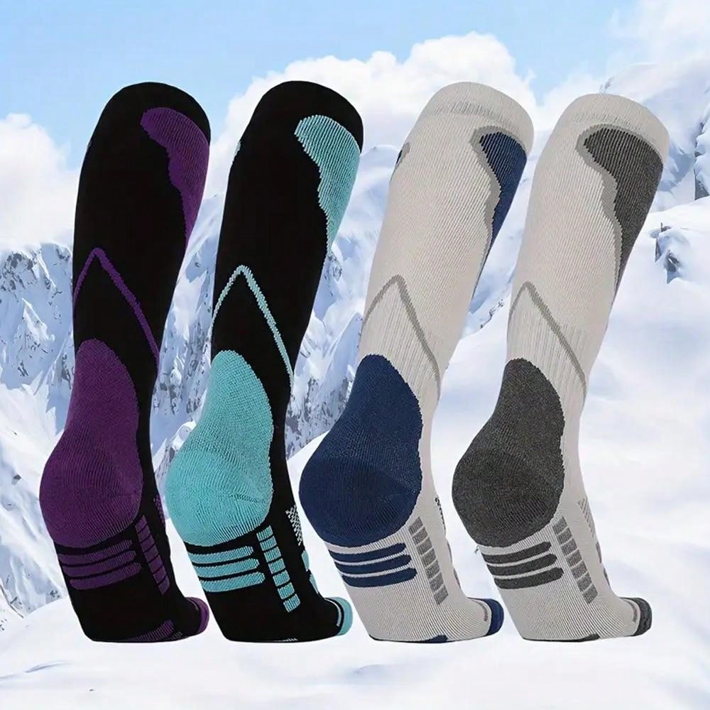 Normani Skisocken 3er Pack - Warme Thermostrümpfe Mit Schurwolle