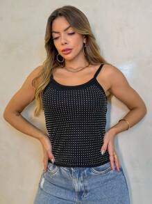 Women Tank Tops & Camis - màu đen - Xem 3