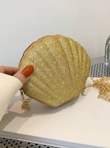 Evening Bag,Bridal Shoulder/Crossbody Bag,Shell Clutch/Women's Shell Bag In Niche Design - Multicolor - View 5