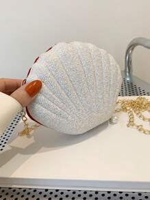 Evening Bag,Bridal Shoulder/Crossbody Bag,Shell Clutch/Women's Shell Bag In Niche Design - Multicolor - View 6