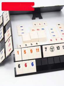 Mini Mahjong Digital Game Cards For 2-4 Players Party Travel Portable Table Game - Multicolor - View 4