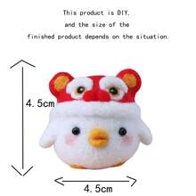 Knitted Ing Diy Materials Set, Handmade Crafts Time Killer, Beginner's Level, Cute Design - Green - View 5