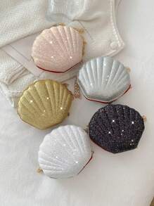 Evening Bag,Bridal Shoulder/Crossbody Bag,Shell Clutch/Women's Shell Bag In Niche Design - Multicolor - View 1