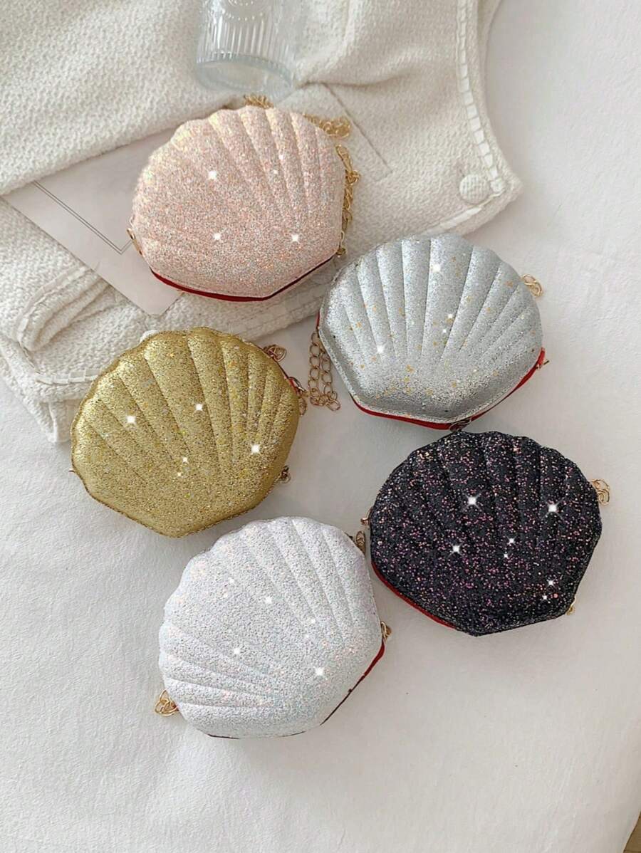 Evening Bag,Bridal Shoulder/Crossbody Bag,Shell Clutch/Women's Shell Bag In Niche Design - Multicolor - View 1