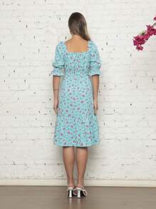 Women Dresses - Blue - View 4