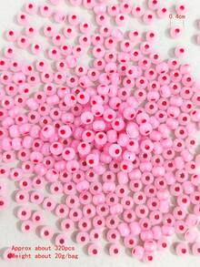 20g/túi 4MM Mắt mèo Bắt chước Ngọc Hạt , Kem Màu sắc Hạt Đối với DIY Vòng tay , Dây chuyền - Hạt bi mắt mèo 4mm - Xem 3