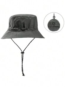 1 Pezzo Nuovo Cappello Da Sole Sportivo Pieghevole Portatile Da Donna Per Pesca, Arrampicata E Protezione Solare, Facile Da Trasportare. Adatto Per Vacanze E Uso Quotidiano