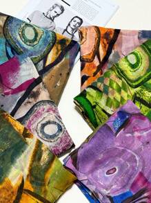 Breathable Fringed Shawl, Elegant Style Scarf New Bohemian Fashion Women's Silk Scarf, Vibrant Large Scarf, Outdoor Sunscreen Beach Wrap, Versatile Headscarves, Spring/Summer - Multicolor - View 2