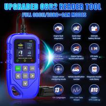 Herramienta De Diagnóstico De Escáner De Código Obd2, Lector De Código De Falla Del Motor De Verificación Del Lector De Código De Automóvil Obdii, Prueba De Arranque Y Carga Del Lector De Código De Escáner De Fallas Del Motor, Protocolos Obd2 Eobd Can Lector De Código De Diagnóstico Para Automóviles De 12v Desde 1996 - Azul - Ver 5