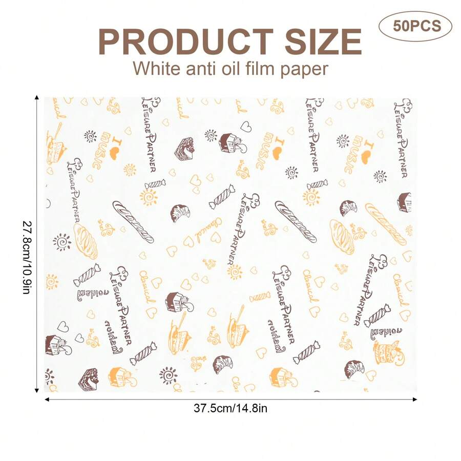50 Feuilles Papier Sulfurisé Pour Friteuse à Air, Air Fryer Parchemin Papier Liner Pour Friteuse