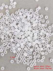 20g/túi 4MM Mắt mèo Bắt chước Ngọc Hạt , Kem Màu sắc Hạt Đối với DIY Vòng tay , Dây chuyền - Hạt bi mắt mèo 4mm - Xem 22