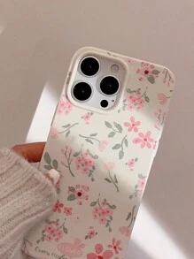 Flower Phone Case Daisy GUCADI White Floral Spring/Summer INS Style Phone Case Compatible With IPhone 15/15 Pro/15 Plus/15 Pro Max