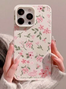 Flower Phone Case Daisy GUCADI White Floral Spring/Summer INS Style Phone Case Compatible With IPhone 15/15 Pro/15 Plus/15 Pro Max