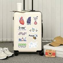 50pcs Science Laboratory Stickers,Cartoon Adorable Biology Doodle,Waterproof Vinyl Decals For Water Bottle,Laptop,Phone,Skateboard,Guitar,Luggage,Scrapbook,Hard Hat,Party Supplies Decoration For Kids,Teens,And Adults Stickers Cute,Laboratory Stickers,Stickers>Ipad,Science,Biology,Chemistry,Chemistry Lab,Stickers For Phone,Teen,Science,Chemistry,Biology,Computer Stickers,Stickers For Phone,Microbiology - Multicolor - View 6