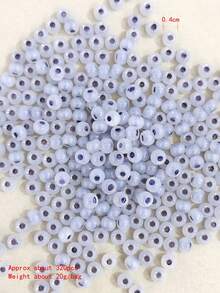 20g/túi 4MM Mắt mèo Bắt chước Ngọc Hạt , Kem Màu sắc Hạt Đối với DIY Vòng tay , Dây chuyền - Hạt bi mắt mèo 4mm - Xem 10