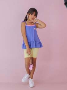 Young Girls Sets - 紫色 - 查看 2