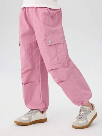 zosee Young Girl Lightweight, Breathable Tactical Cargo Pants, Summer