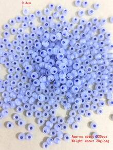 20g/túi 4MM Mắt mèo Bắt chước Ngọc Hạt , Kem Màu sắc Hạt Đối với DIY Vòng tay , Dây chuyền - Hạt bi mắt mèo 4mm - Xem 14