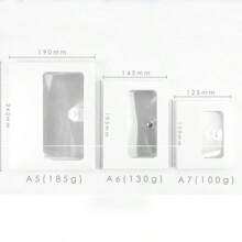 1 Miếng Creative Trong suốt PVC Giấy Loose Bìa đựng hồ sơ Quyển sổ Với Thiết kế Đối với Lập kế hoạch Và Viết nhật ký - Trong sáng - Xem 7