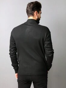 Men Sweaters - 黑色 - 查看 4