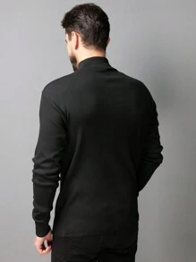 Men Sweaters - 黑色 - 查看 5