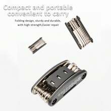 1pc Bicycle Repair Tool Set, Multi-Function Folding Bike Maintenance Tool Kit With Wrench