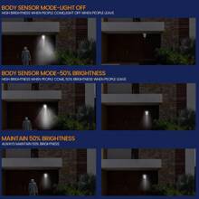 1 pieza Luz solar, lámpara exterior activada por movimiento, diseño de dispositivo de monitoreo simulado, no fotográfico, adecuado para patio, cerca, puerta, pared, iluminación de jardín exterior para senderos, patios, terrazas