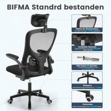 OYAJIA Home Office Chairs - màu đen - Xem 3