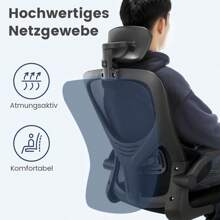 OYAJIA Home Office Chairs - màu đen - Xem 4