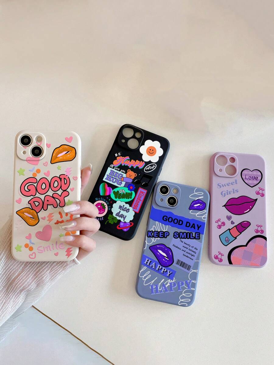 4 cái/bộ Vỏ điện thoại mới Tương thích với IPhone P14/Huawei P13/Samsung P12 Pro/Iphone Xs Max/Iphone Xr/Xiaomi 7/8, P11/Apple 13/14, 15 Pro Max/14 Pro Max/13 Pro Max/12 Pro Max/Iphone 11/Xs/15/11t/11 Pro/A134g/A22/A21s/A32/A51/A514g/A52/S22 Ultra/A335g/Redmi 10/Redmi Note 11 4g/Redmi 11 Lite/A53 Tpu/A14 /A23/S23 Vỏ Điện Thoại Mềm Chống Rơi Siêu Mềm