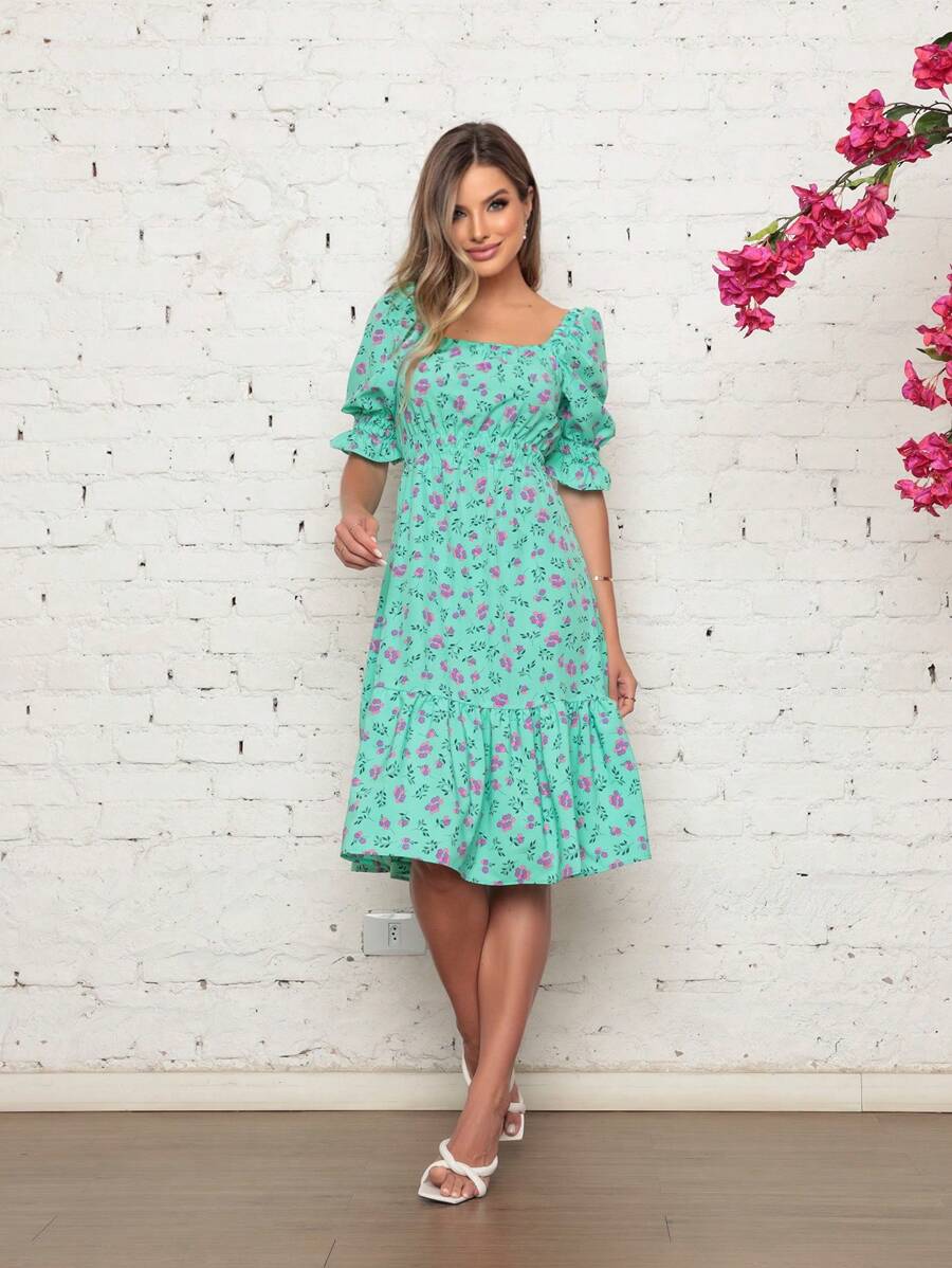 Women Dresses - Green - View 1