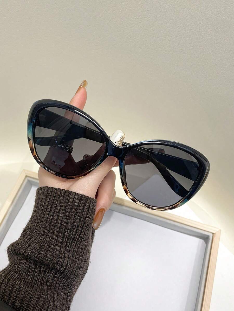 1pc Ladies' Fashionable & Fashion Glasses, Summer - Multicolor - View 1