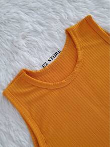 Women Tank Tops & Camis - Màu Mù tạt vàng - Xem 3