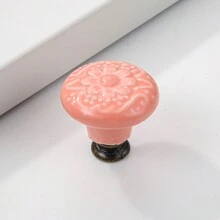 1pc Drawer Knob, Cabinet Knob Pull Handle, Porcelain Ceramic Kitchen Cabinet Handle, Cabinet Bathroom Door Handle, Furniture Hardware