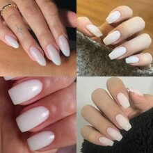 XEIJAYI XEIJAY 1pc 7.3ml Gel Nail Polish Ice Transparent Milk White Nail Polish Gel Popular For Winter Christmas Gift For Women Nails - White - View 4