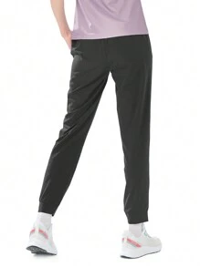 TECTOP Women Joggers Hiking Sports Pants Lightweight Quick Dry Waterproof With ZIP Pockets Athletic Workout Lounge Casual Outdoor Gym Clothes Sports Wear Activewear - Grey - View 7