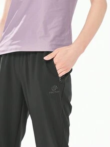 TECTOP Women Joggers Hiking Sports Pants Lightweight Quick Dry Waterproof With ZIP Pockets Athletic Workout Lounge Casual Outdoor Gym Clothes Sports Wear Activewear - Grey - View 11